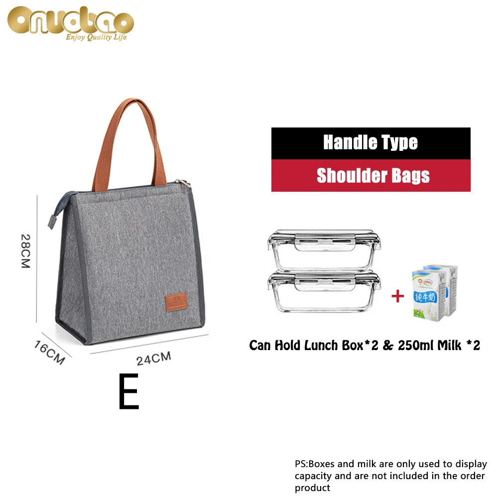 Thermal Lunch Bag With Aluminum Foil Insulation