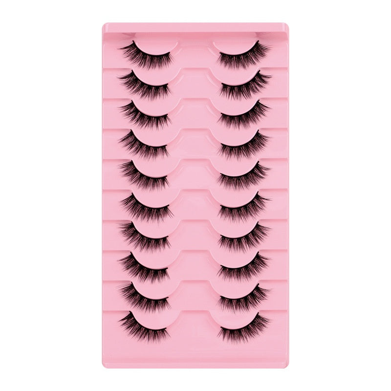 False Eyelashes: Pack Of 10 Pairs