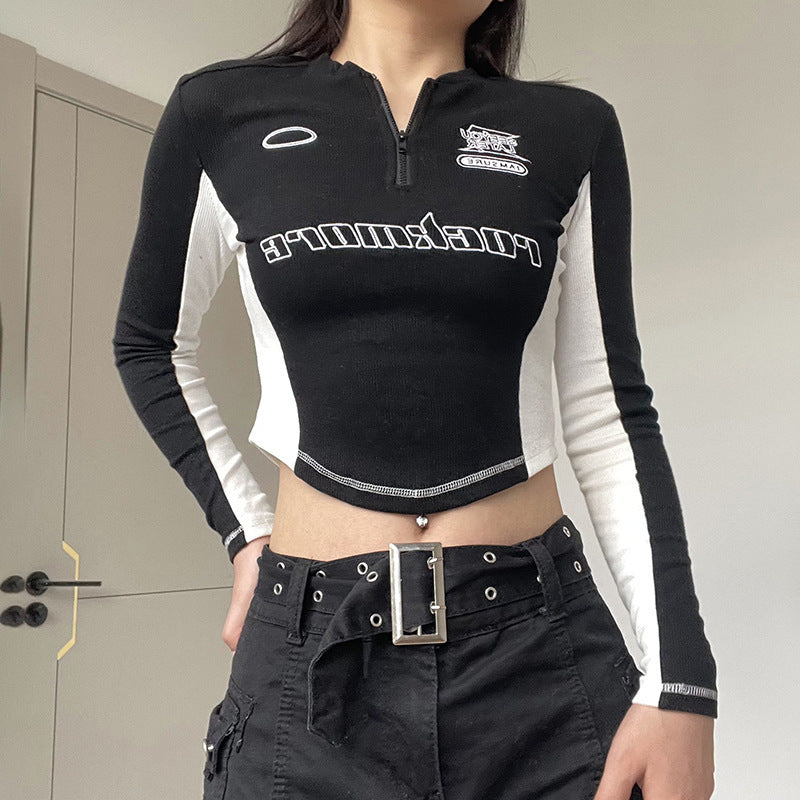 Slim Street Contrast  Long-sleeve