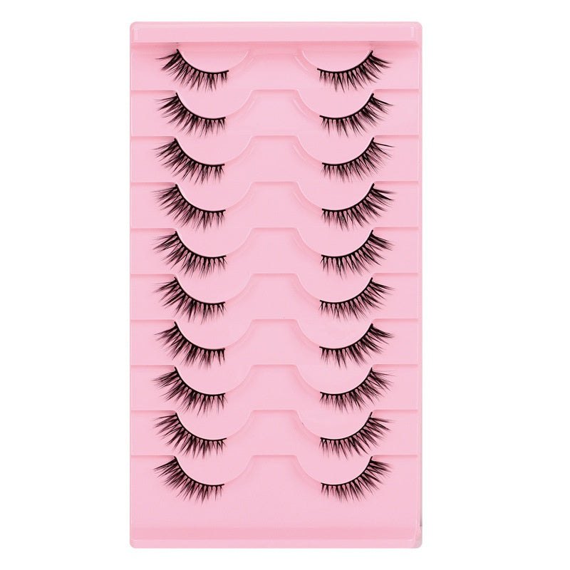 False Eyelashes: Pack Of 10 Pairs