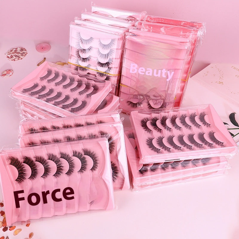 False Eyelashes: Pack Of 10 Pairs