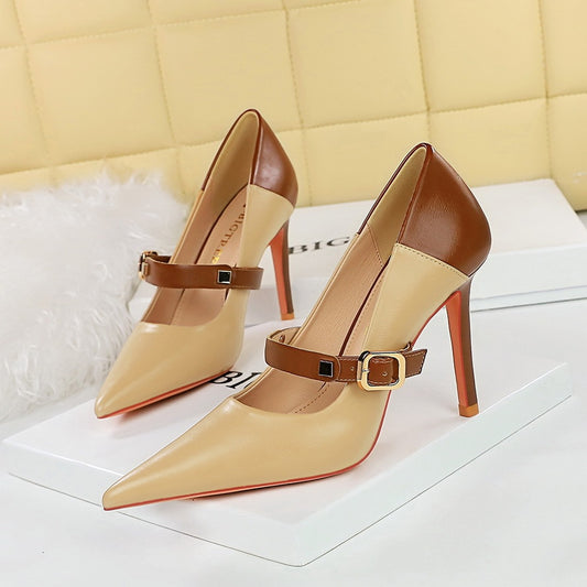 Stylish Women's Retro High Heels