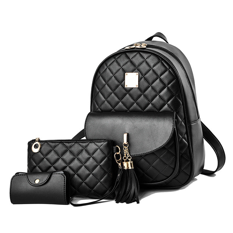 Stylish Three-piece Backpack Set