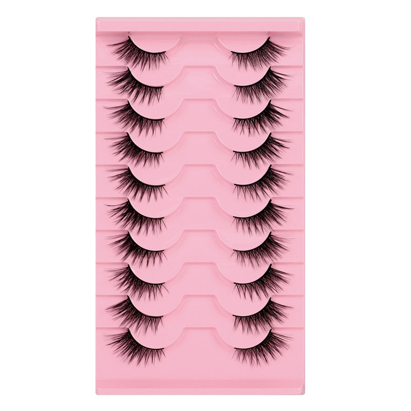 False Eyelashes: Pack Of 10 Pairs