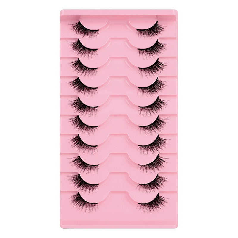 False Eyelashes: Pack Of 10 Pairs