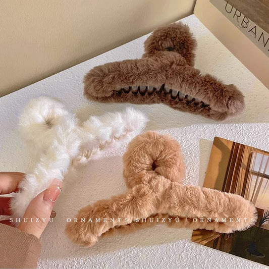 Plush Claw Clip