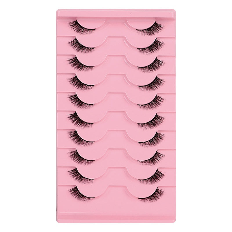 False Eyelashes: Pack Of 10 Pairs