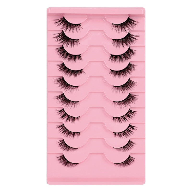 False Eyelashes: Pack Of 10 Pairs