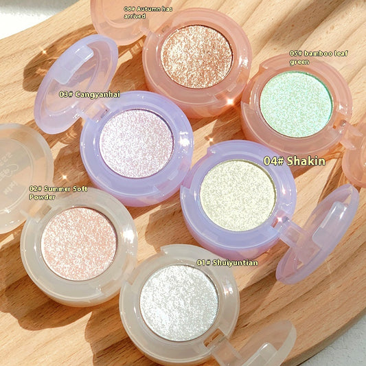 Single-color Glittering Eyeshadow