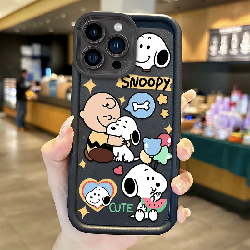 Snoopy Charlie Brown Cartoon Phone Case