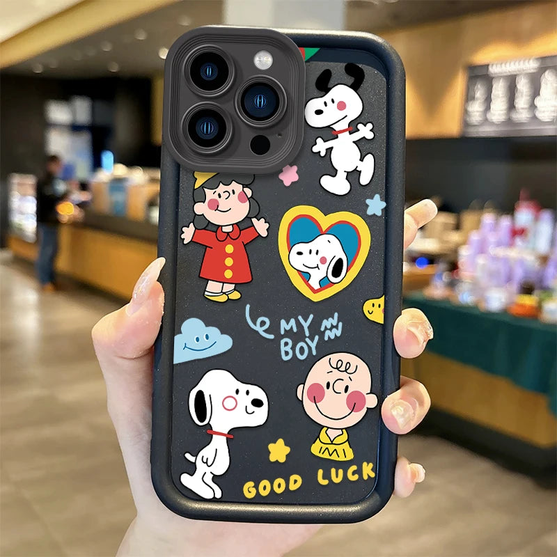 Snoopy Charlie Brown Cartoon Phone Case