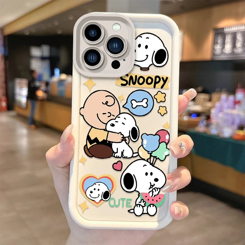 Snoopy Charlie Brown Cartoon Phone Case