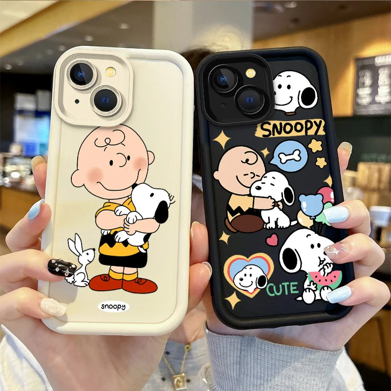 Snoopy Charlie Brown Cartoon Phone Case