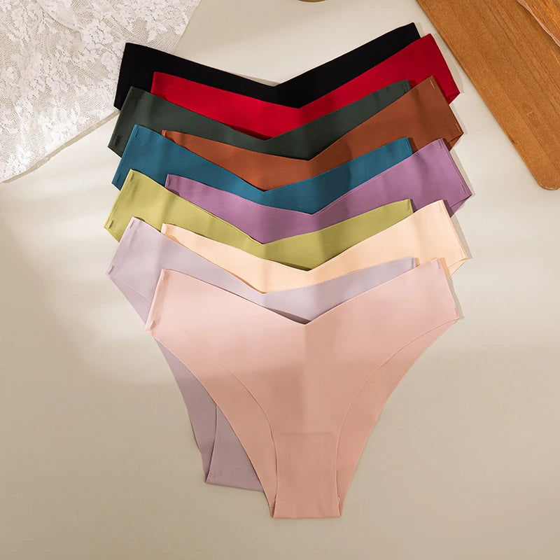 Women's Panties 10PCS/Set Seamless  V-Cut Underwear