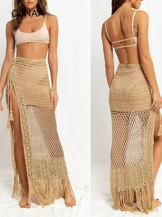 Knitted Beach Cover Up