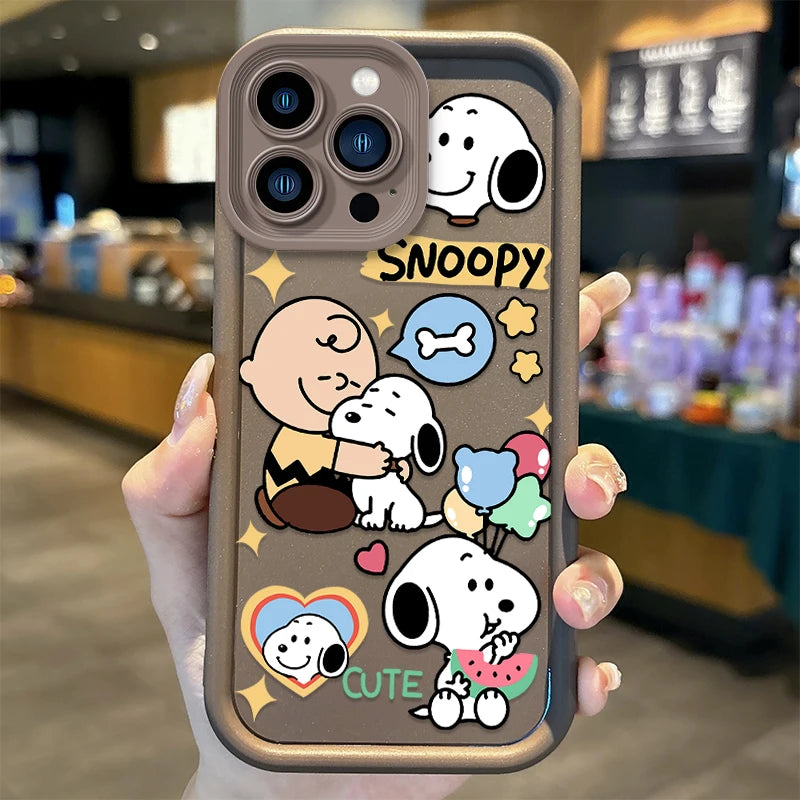 Snoopy Charlie Brown Cartoon Phone Case