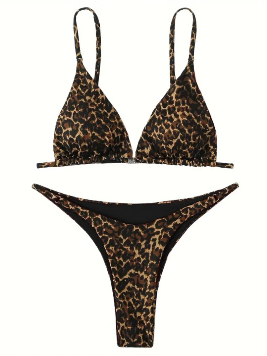 Sexy Leopard Brazilian Bikini