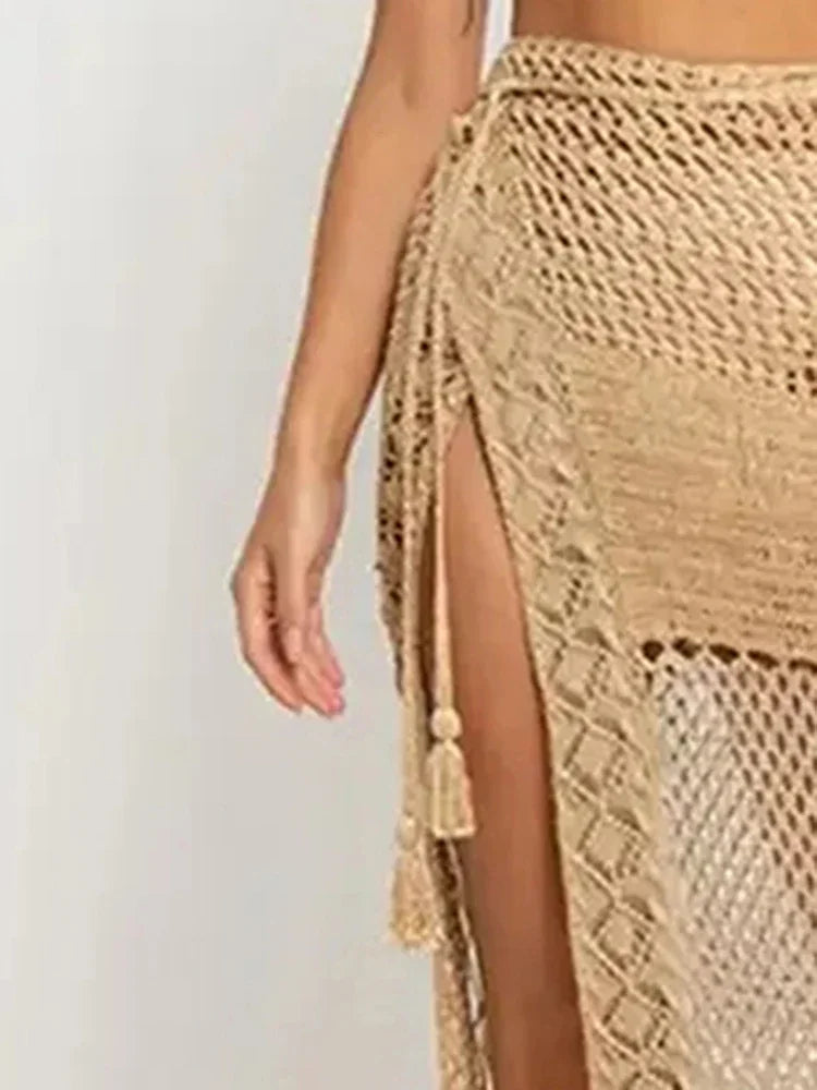 Knitted Beach Cover Up