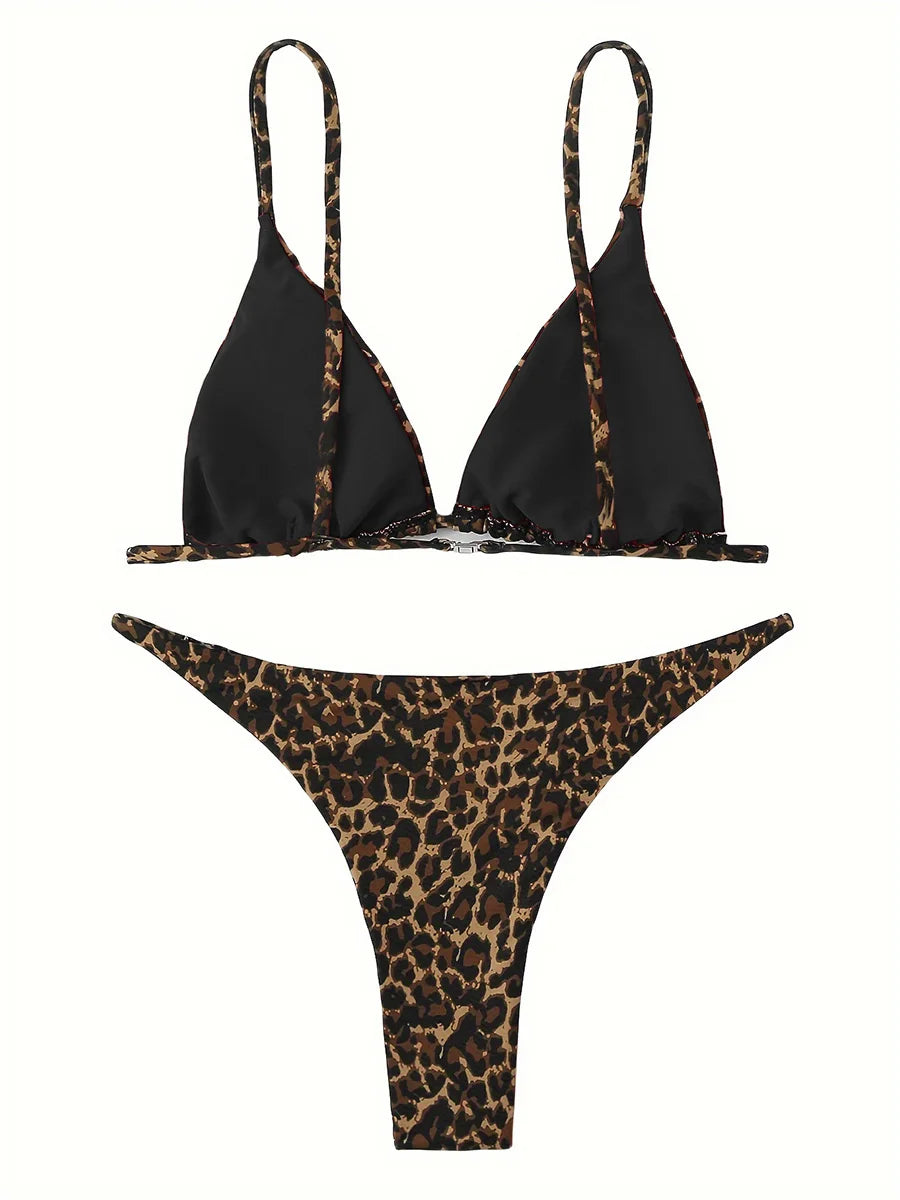 Sexy Leopard Brazilian Bikini