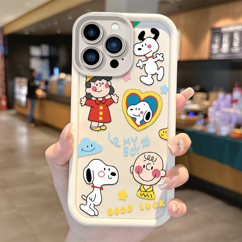 Snoopy Charlie Brown Cartoon Phone Case