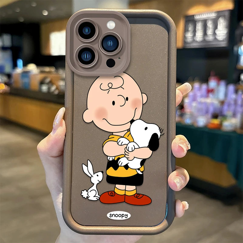 Snoopy Charlie Brown Cartoon Phone Case